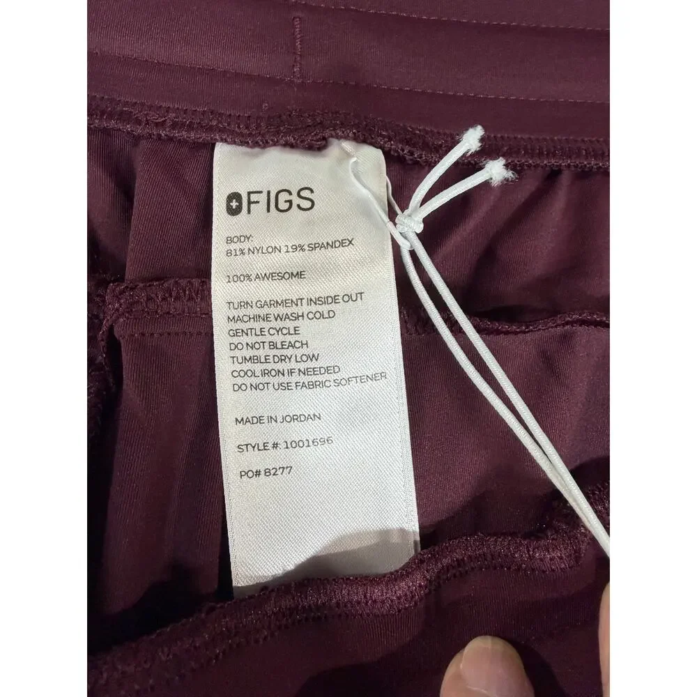 Figs Norris FormX Men's Scrub Pants Burgundy NWT Large Tall